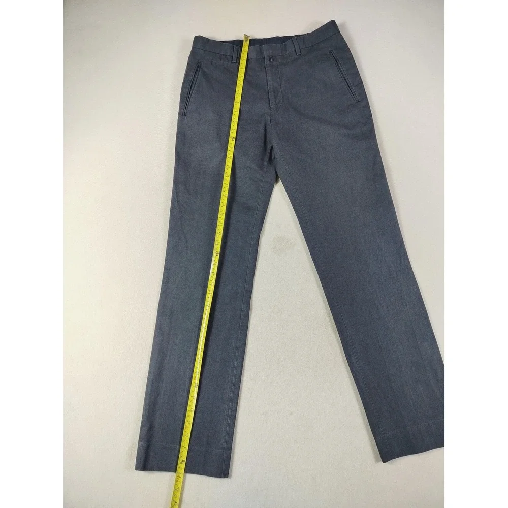 Banana Republic Pants Mens 32 Gray Tailored Slim Fit Chino Cotton‎ Office Casual